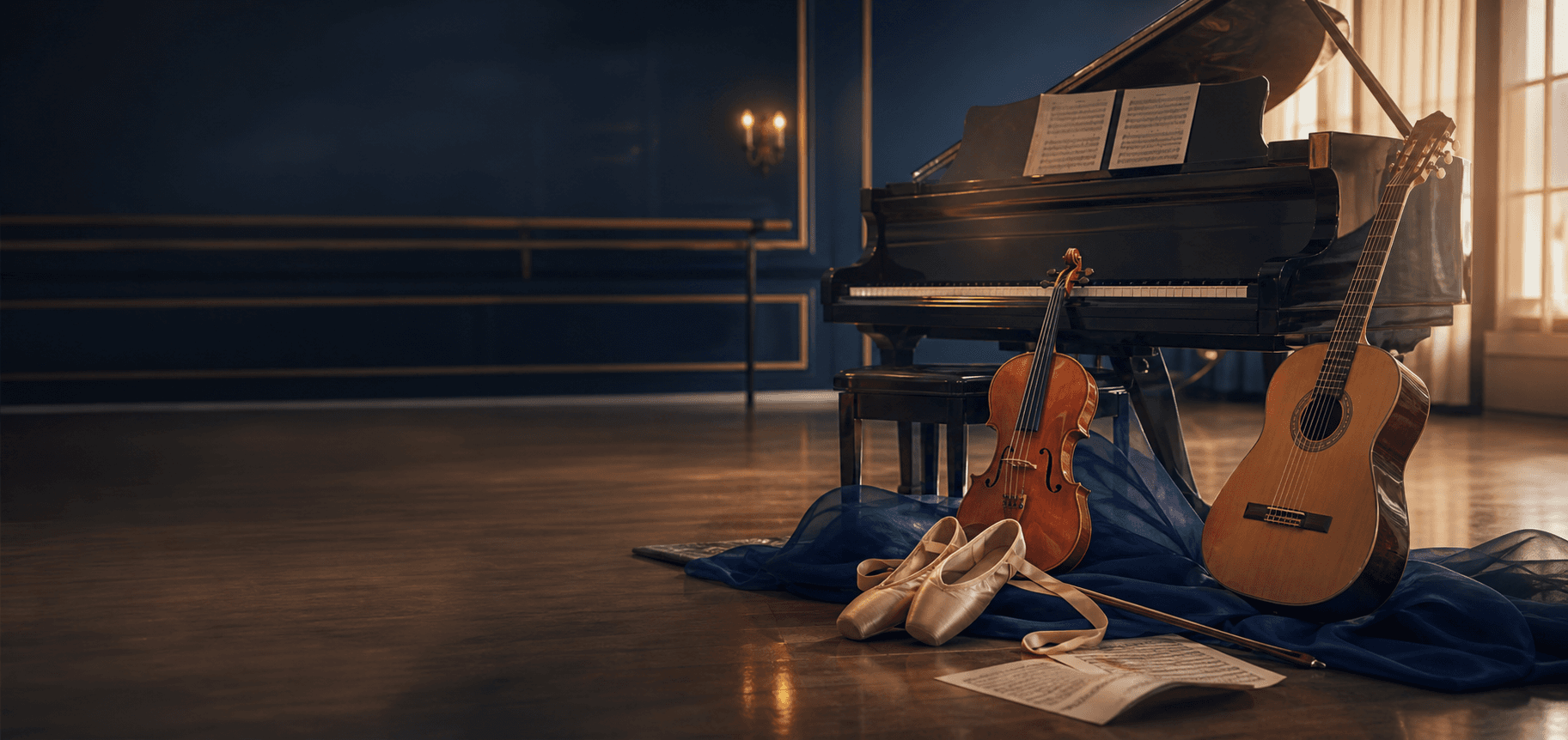 Composition artistique autour de la musique et de la danse
